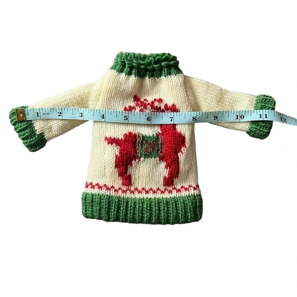 Christmas Bottle Decoration Sweater Bottle Warmer